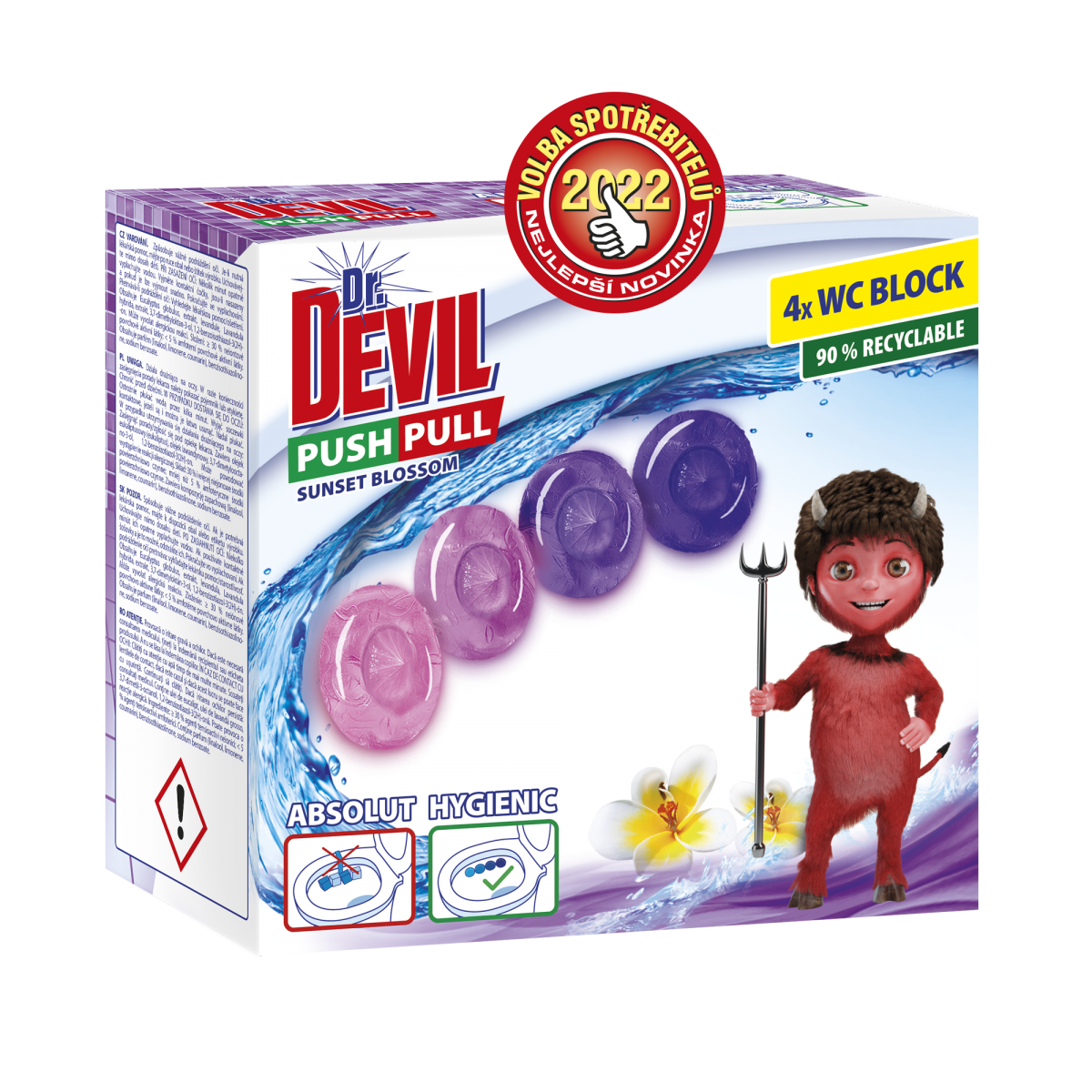 Dr. DEVIL WC GEL Push pull 4x20g SUNSET BIO 6810